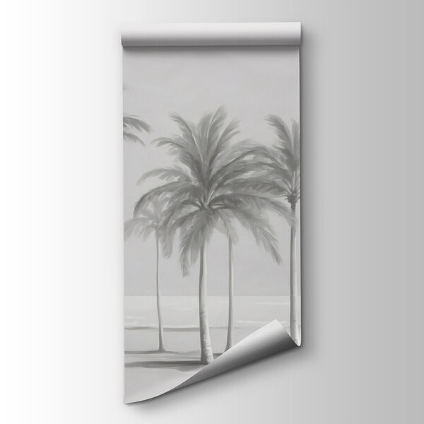 A group of palm trees on a beach A group of palm trees on a beach