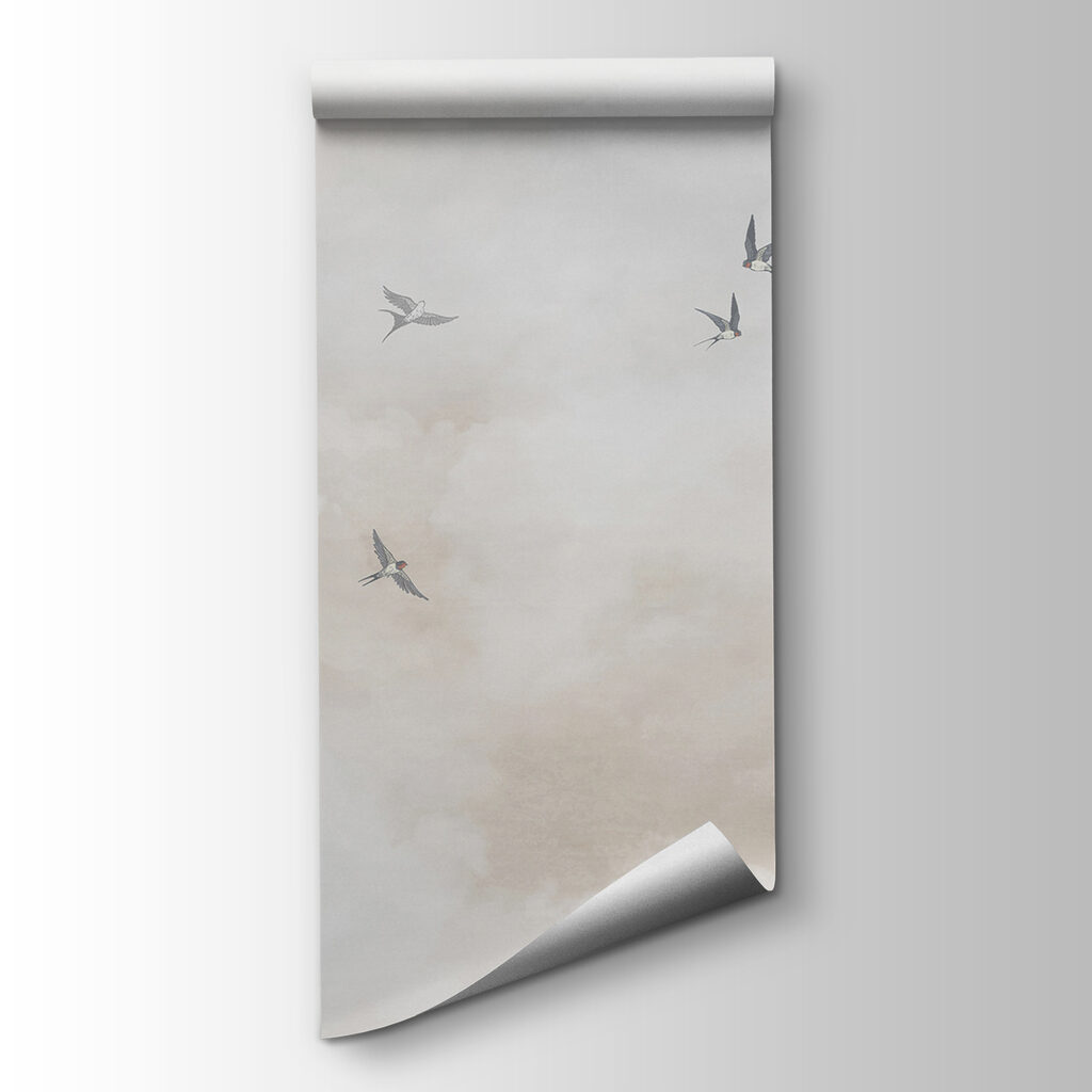 Birds flying birds in the sky