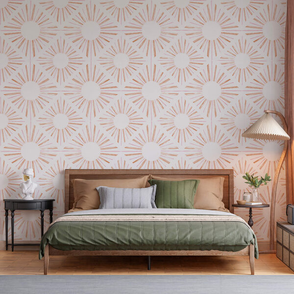 Narancssárga és fehér vonalak mintája