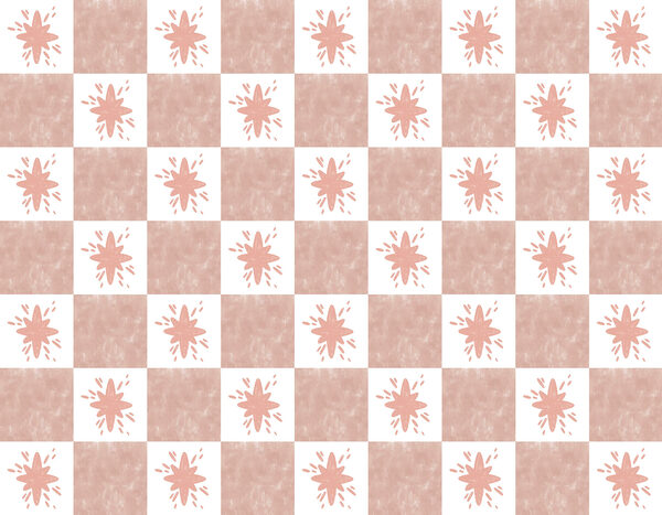 Pattern of pink squares with white squares Pattern of pink squares with white squares