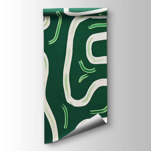 Green and white maze Green and white maze