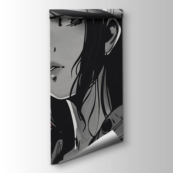 Cartoon of a woman with a hat Cartoon of a woman with a hat