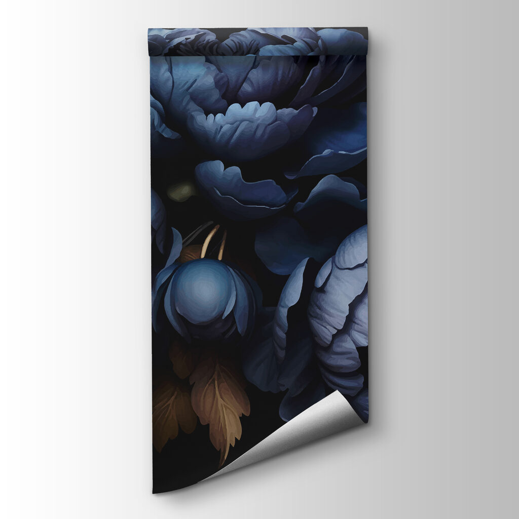 Group of blue flowers Group of blue flowers