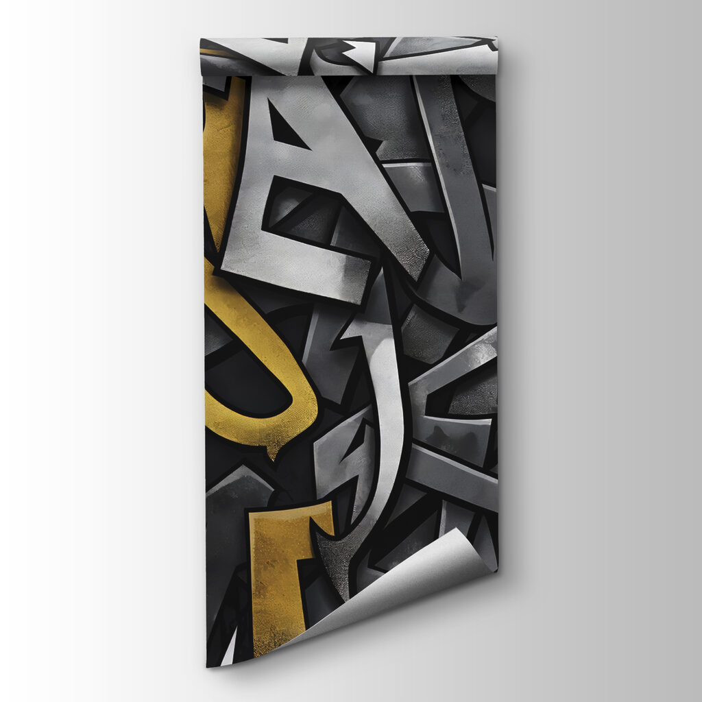 A close up of a pattern of letters A close up of a pattern of letters