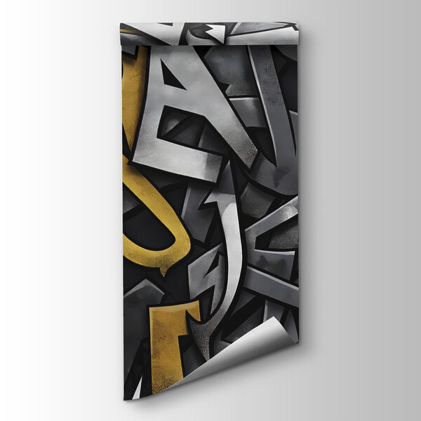 A close up of a pattern of letters A close up of a pattern of letters