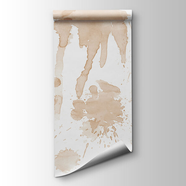 A group of blots on a white surface
