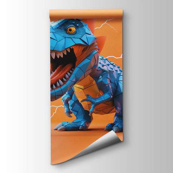 Blue dinosaur with lightning coming out of it Blue dinosaur with lightning coming out of it