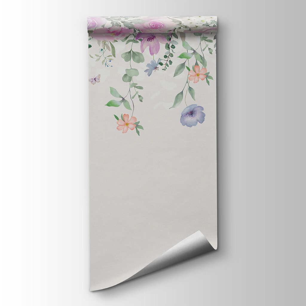 Painting of flowers and butterflies Painting of flowers and butterflies