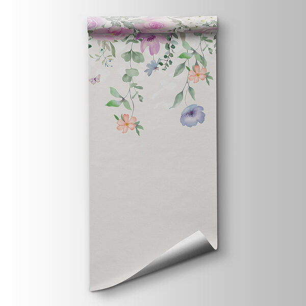 Painting of flowers and butterflies Painting of flowers and butterflies