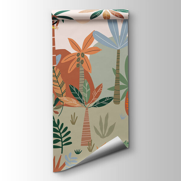 Cartoon of animals in a jungle Cartoon of animals in a jungle