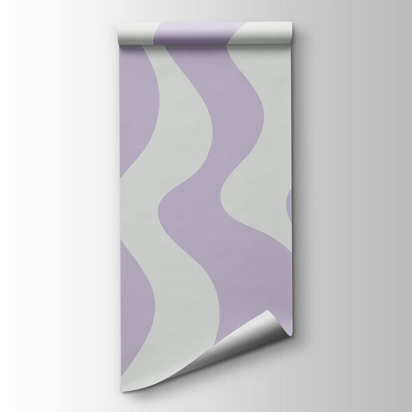 Purple and white wavy lines Purple and white wavy lines