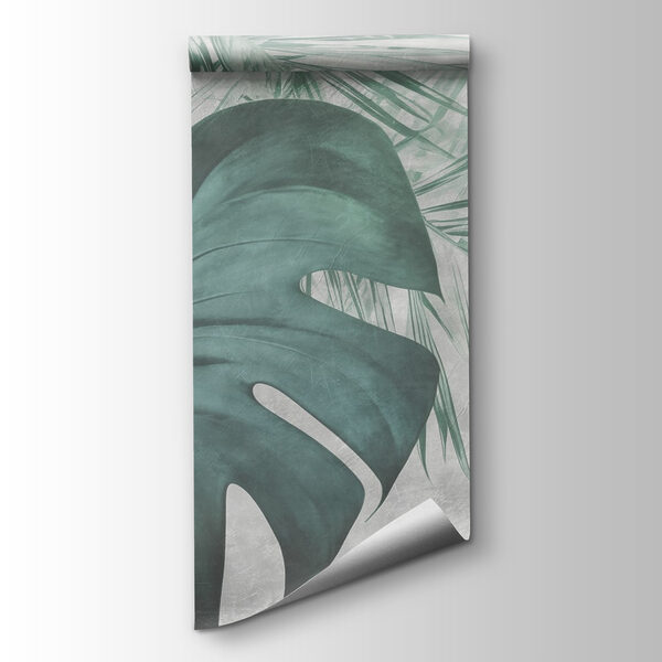 Lush green leaves in soft tones Lush green leaves in soft tones