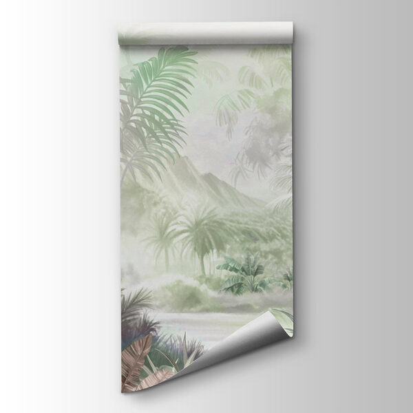 Painting of a forest Painting of a forest