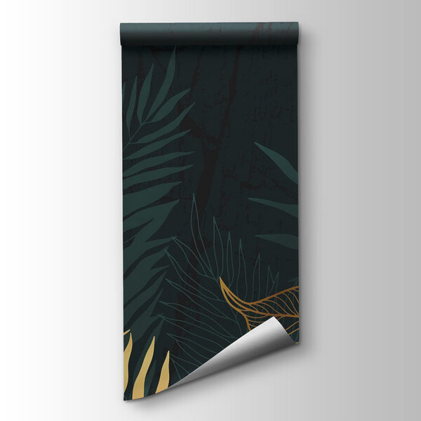 Elegant foliage on a dark backdrop