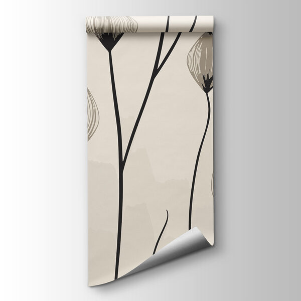 - Elegant lines of delicate blooms - Elegant lines of delicate blooms