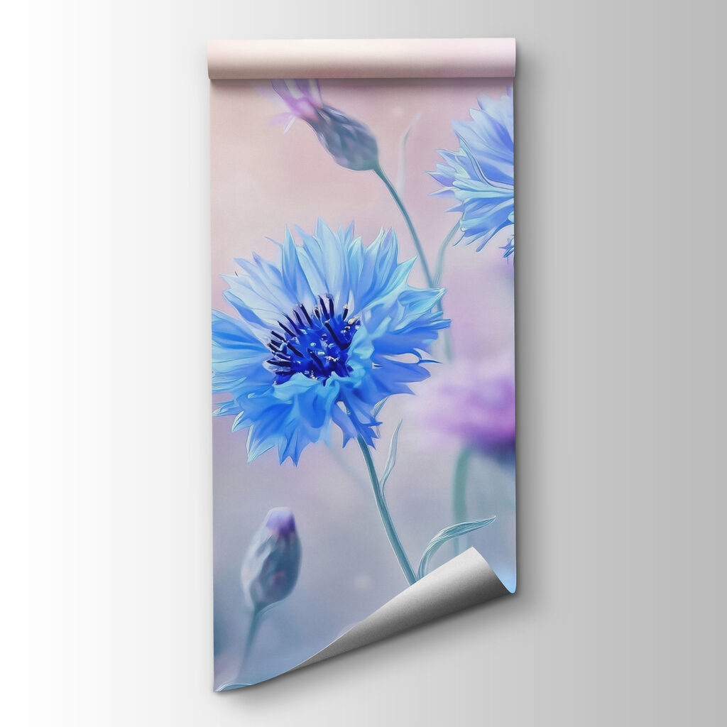 Group of blue flowers Group of blue flowers