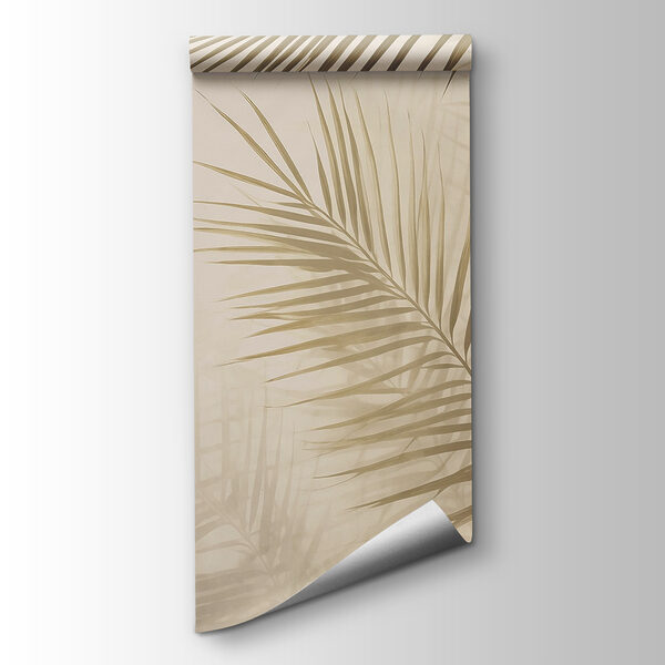 Soft leaves against a muted backdrop Soft leaves against a muted backdrop