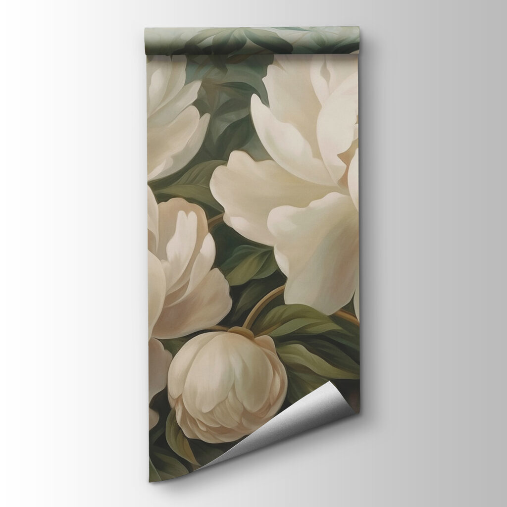 Delicate blooms in soft embrace