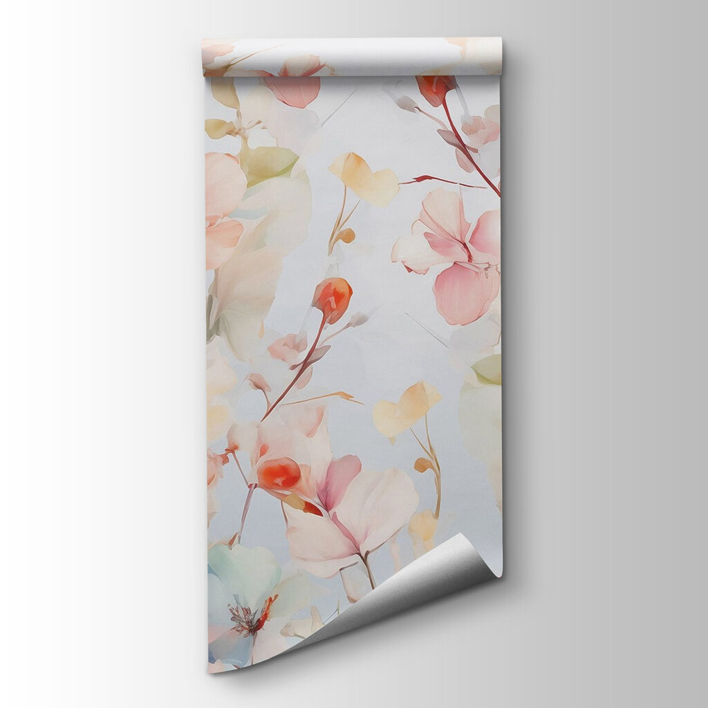 Colorful flowers on a white background Colorful flowers on a white background