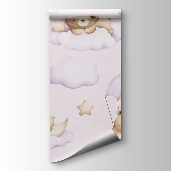 Seamless pattern of teddy bears