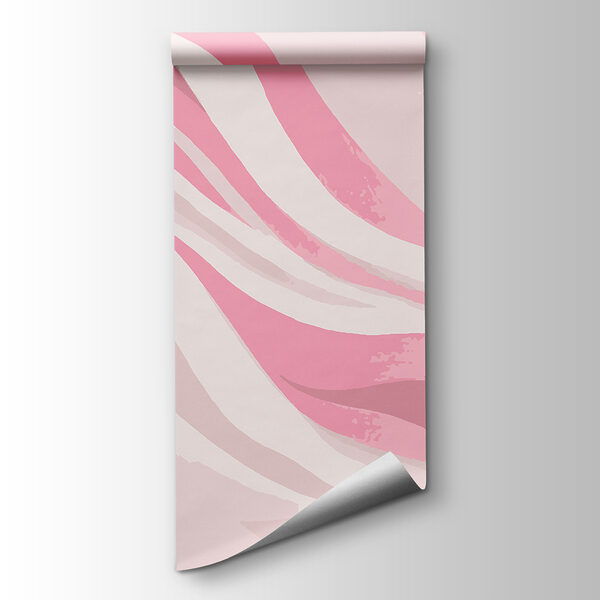 Pink and white swirls