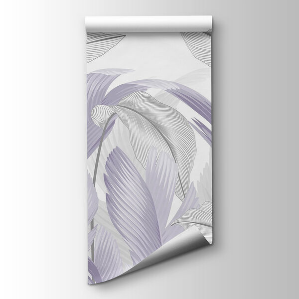 Soft pastel leaves in gentle swirls Soft pastel leaves in gentle swirls