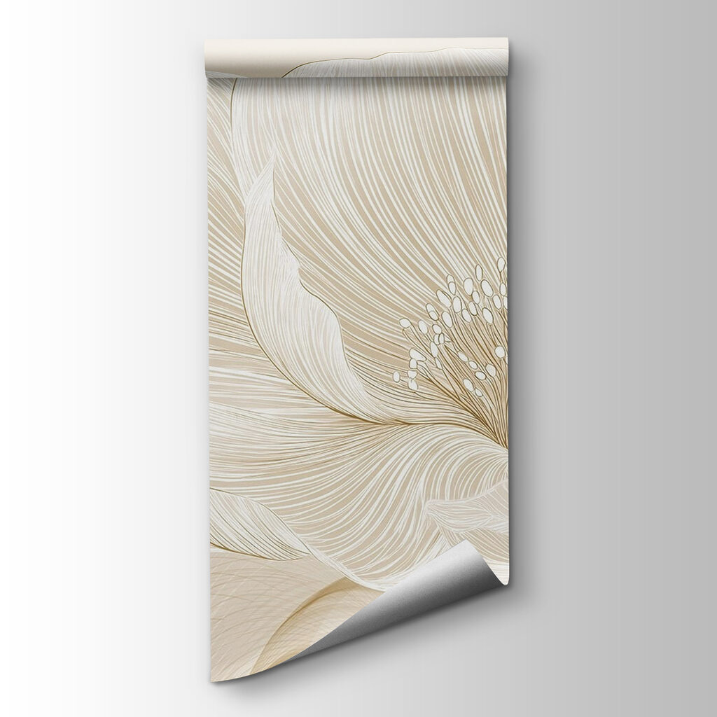 Delicate lines defining floral beauty Delicate lines defining floral beauty