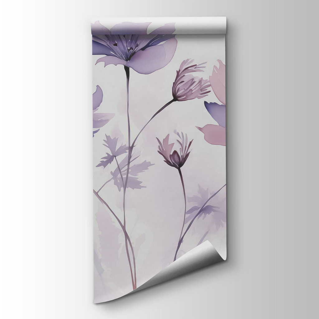 Group of purple flowers Group of purple flowers