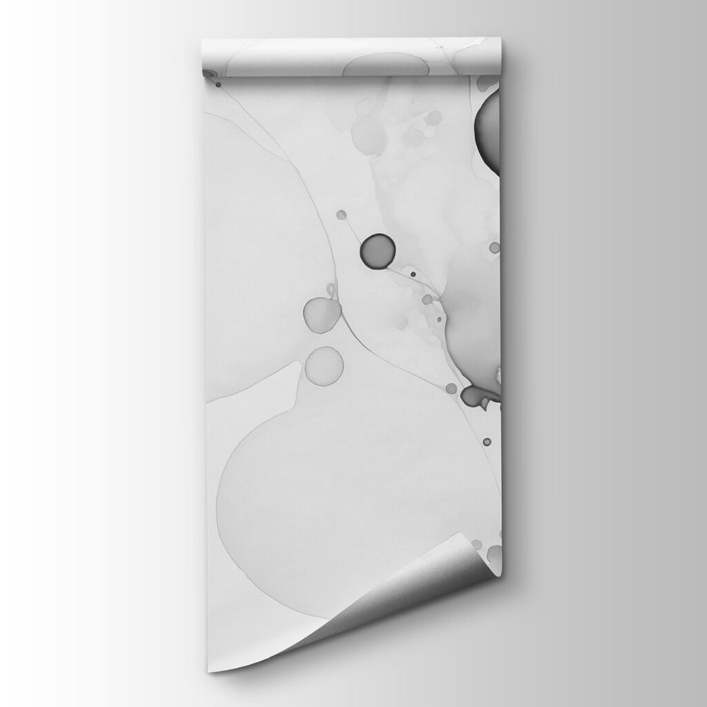 Fluid black and white abstract art Fluid black and white abstract art