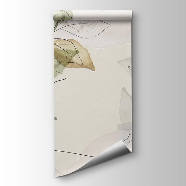 Elegant botanical design in soft hues