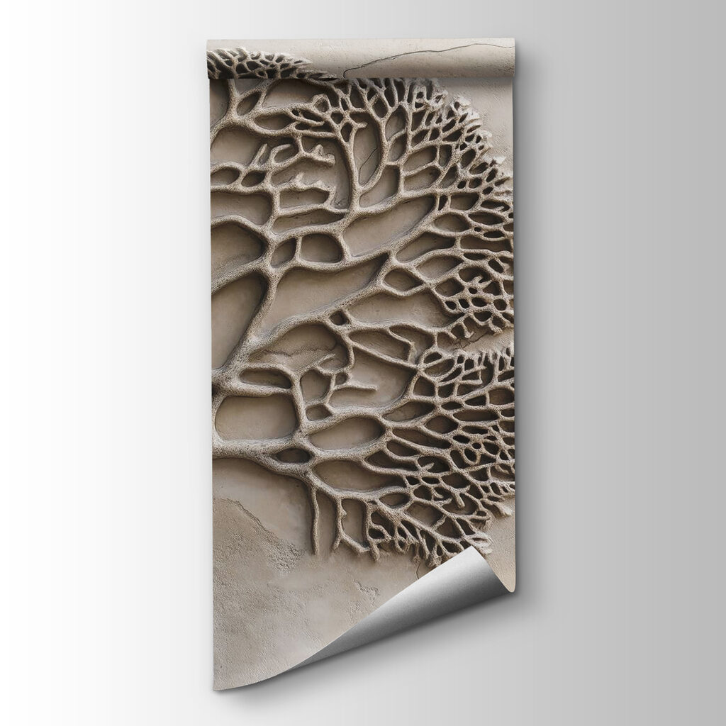 Coral on a concrete surface Coral on a concrete surface