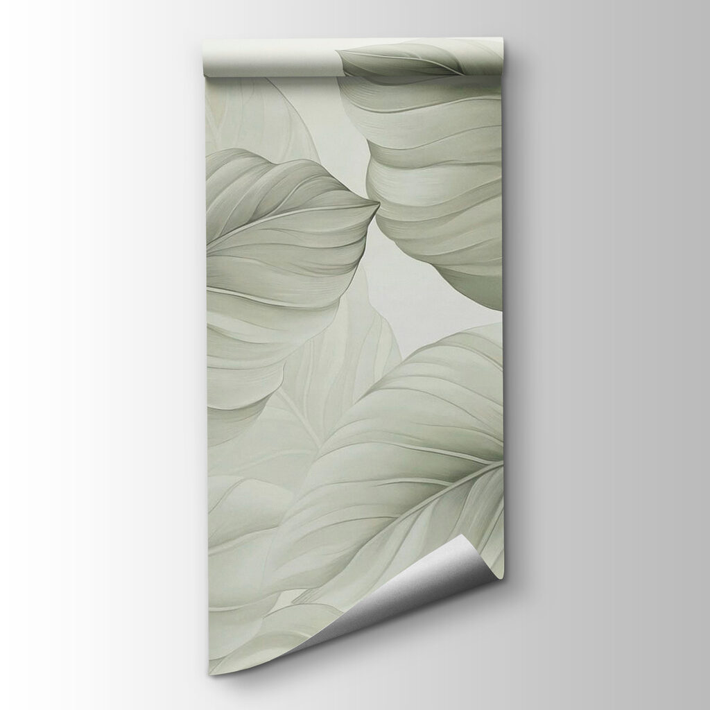 Delicate green leaves in harmony