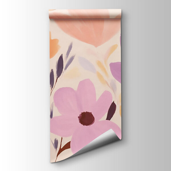 Painting of flowers and leaves Painting of flowers and leaves