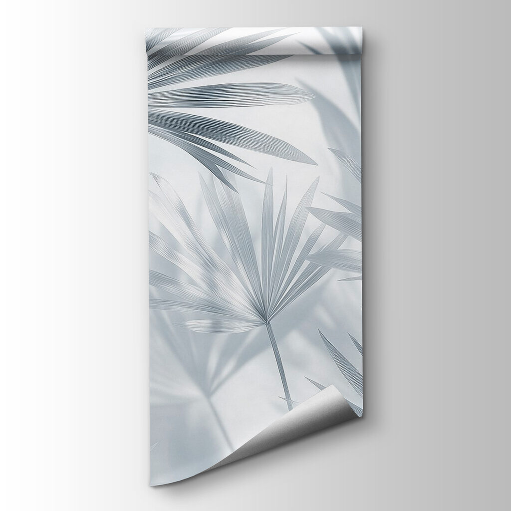 Soft shadows of delicate palm leaves Soft shadows of delicate palm leaves