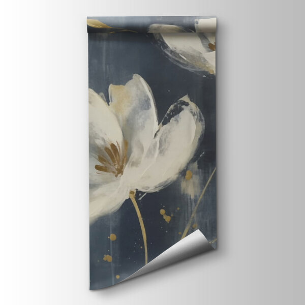 Painting of white flowers