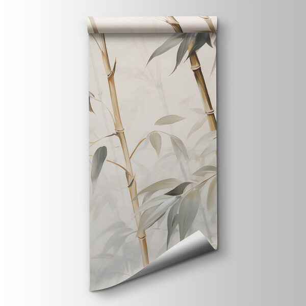 Bamboo in soft, serene tones Bamboo in soft, serene tones