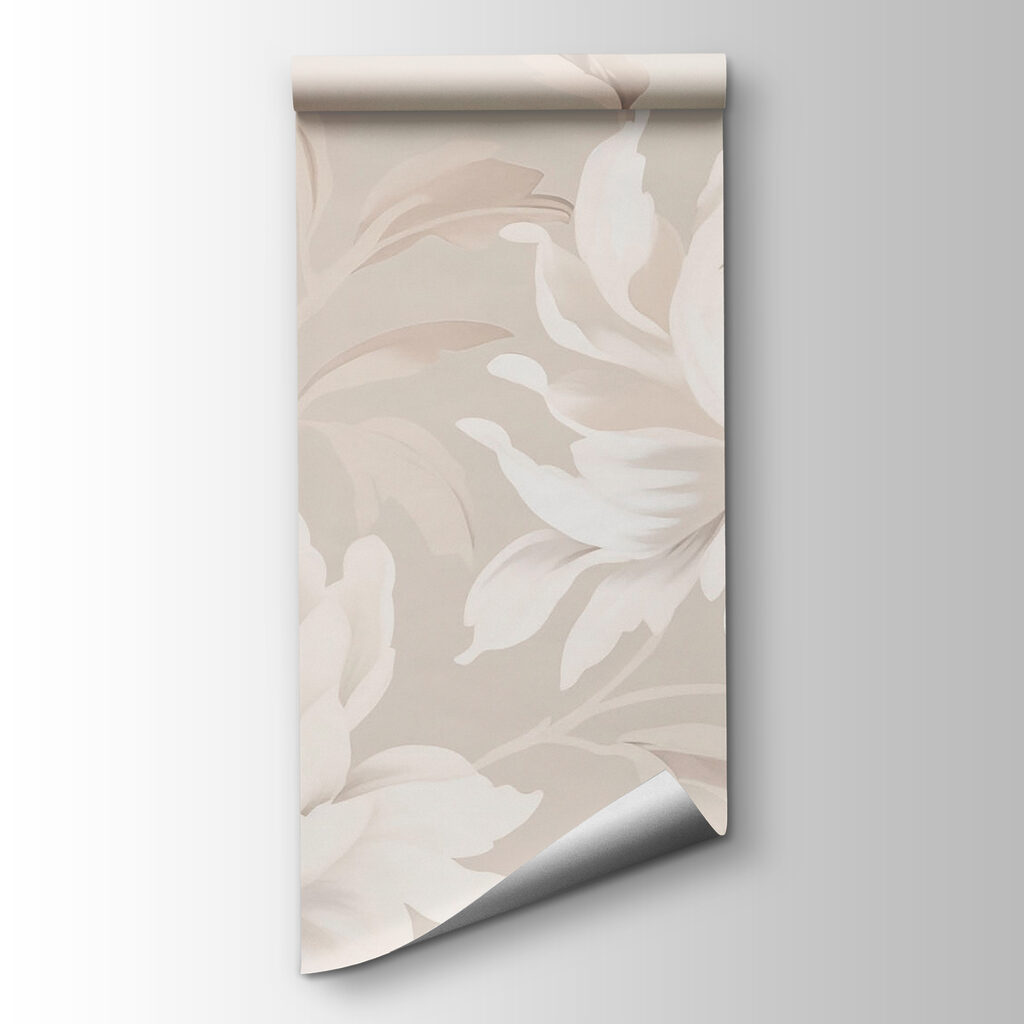 Elegant floral design in soft tones