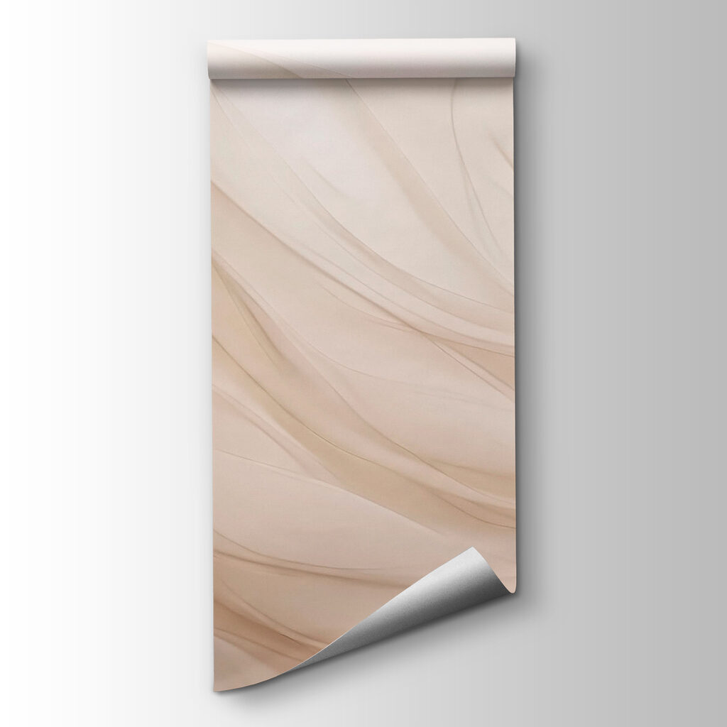 Soft waves of delicate fabric