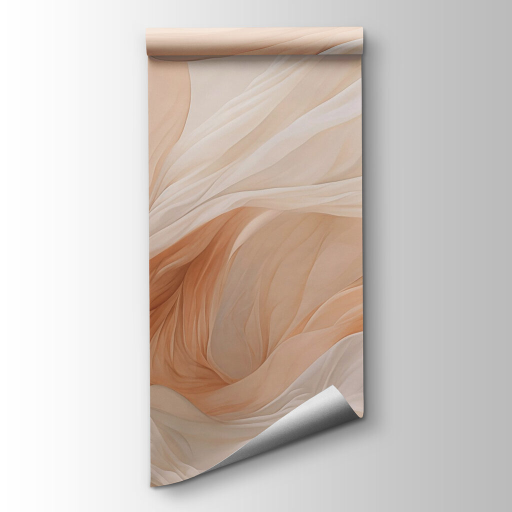 Soft waves of gentle fabric flow