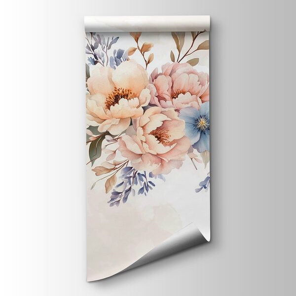 Bouquet of flowers on a white background Bouquet of flowers on a white background