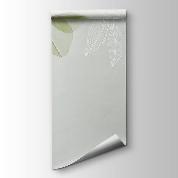 Gentle leaves in soft hues