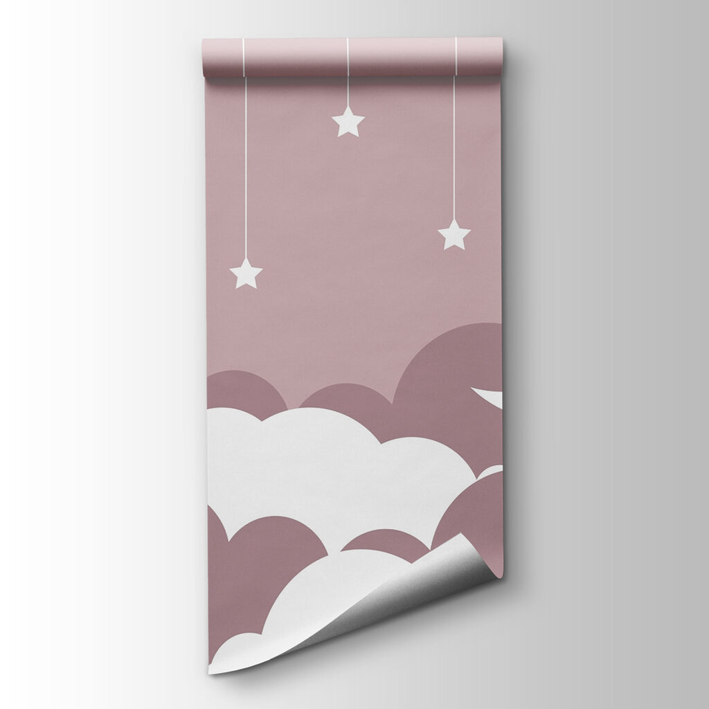 Moon and stars in the sky Moon and stars in the sky