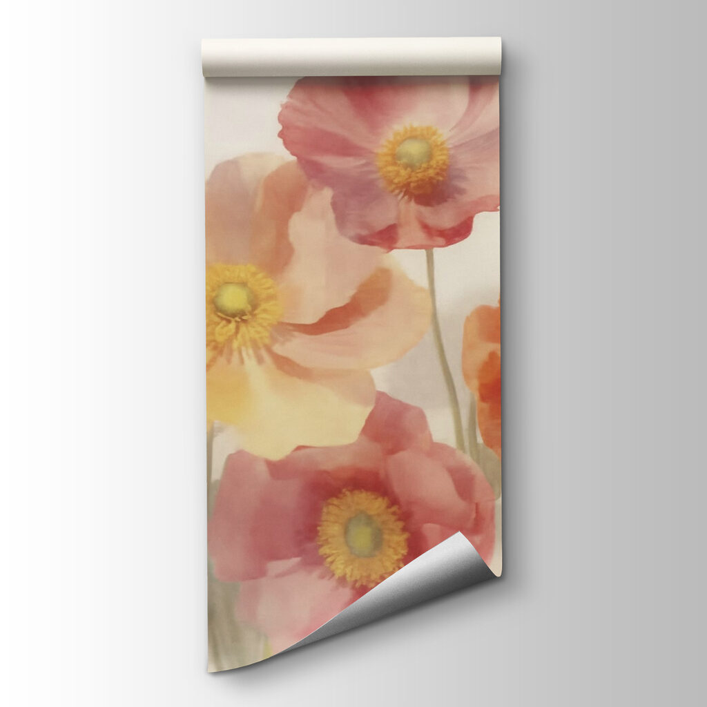 Group of flowers on a white background