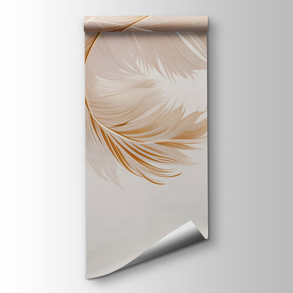 Elegant feathers in soft hues Elegant feathers in soft hues