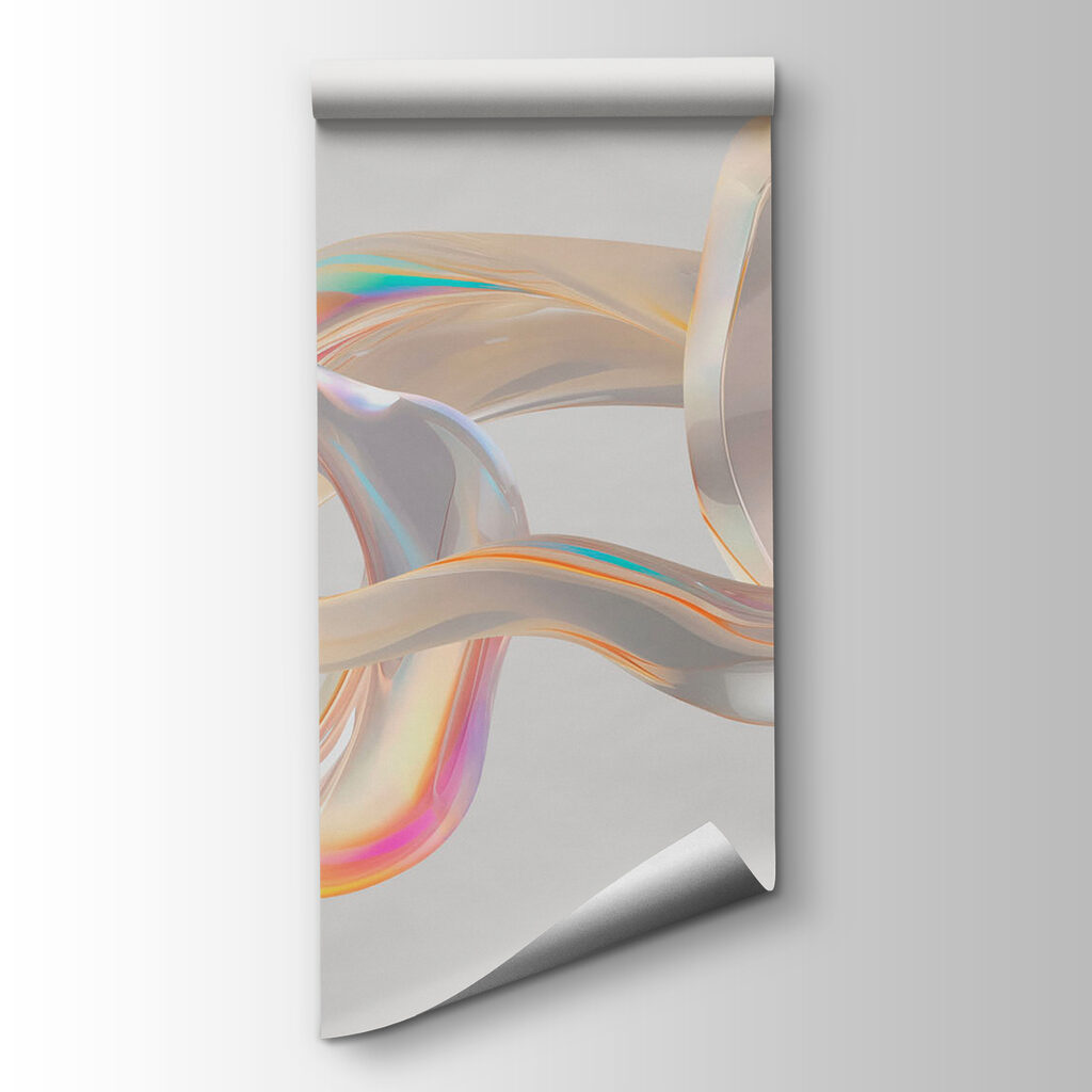 Flowing strands of iridescent beauty