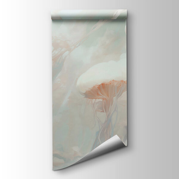 Group of white mushrooms Group of white mushrooms