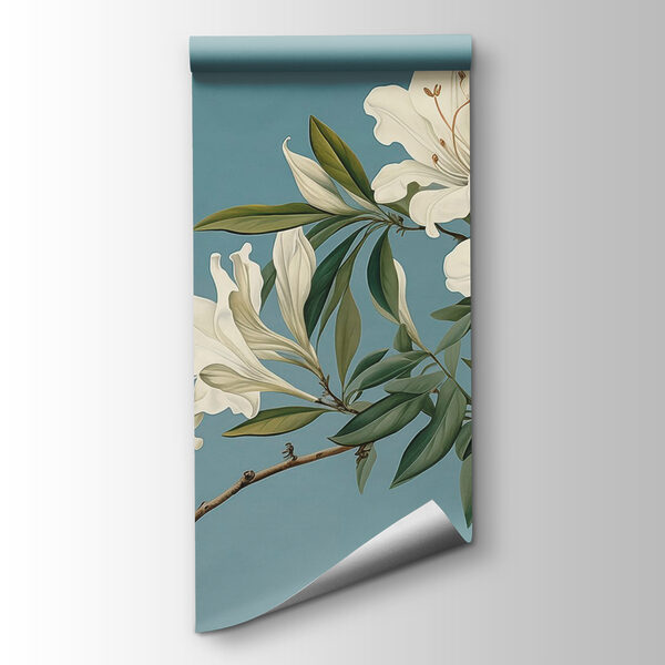 White flowers on a branch