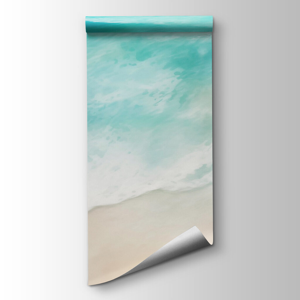 Beach with waves and sand Beach with waves and sand