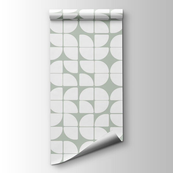 A pattern of white and gray circles