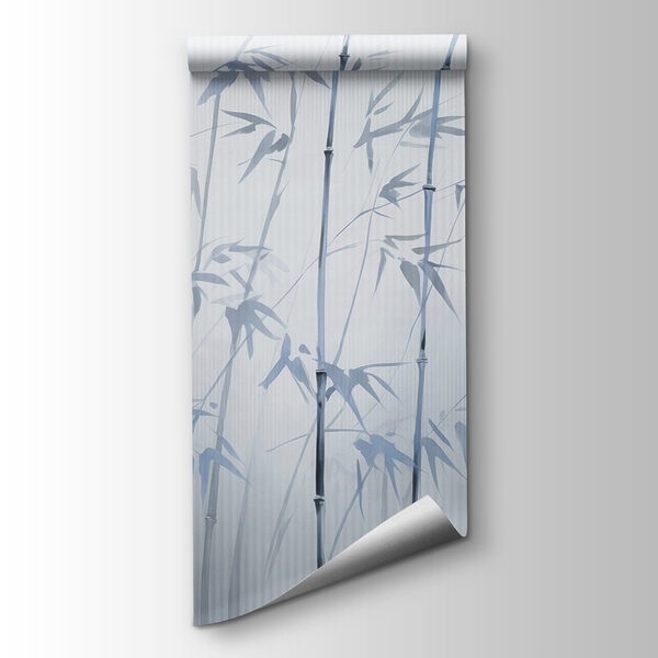 Gentle bamboo silhouettes in soft hues